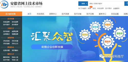 安徽省網(wǎng)上技術(shù)市場(chǎng)上線運(yùn)行 開啟網(wǎng)絡(luò)技術(shù)服務(wù)新篇章